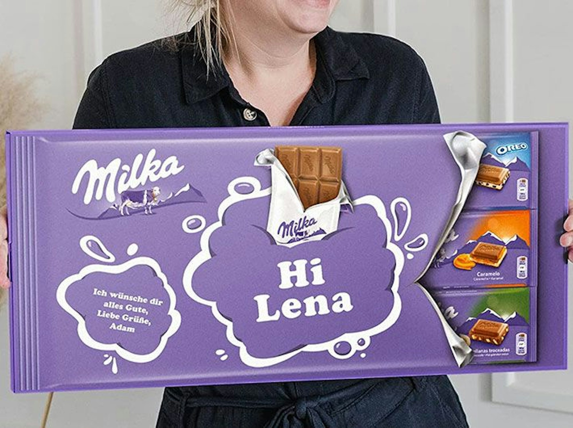 Personalisiertes XXL Schokoladen Geschenk