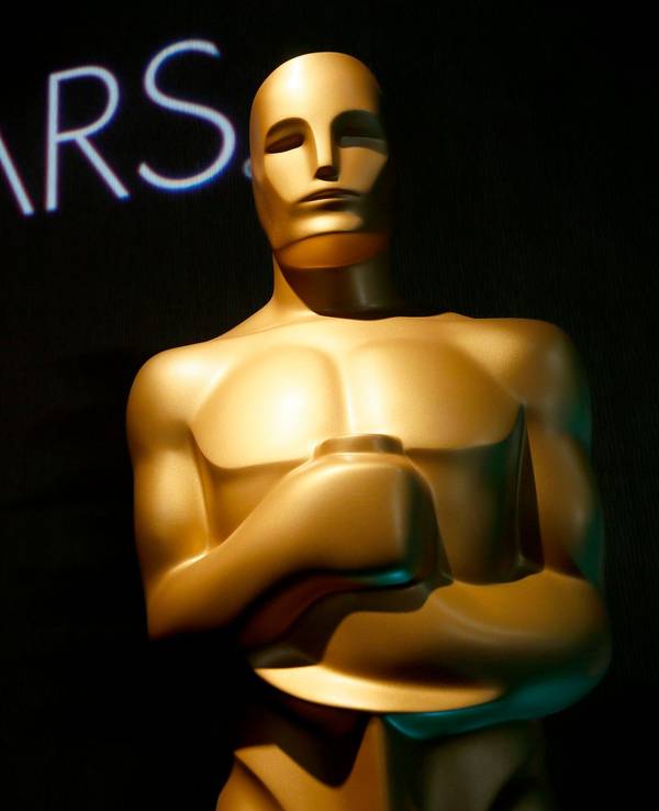 Die goldene Oscar-Statue in Beverly Hills, Los Angeles.