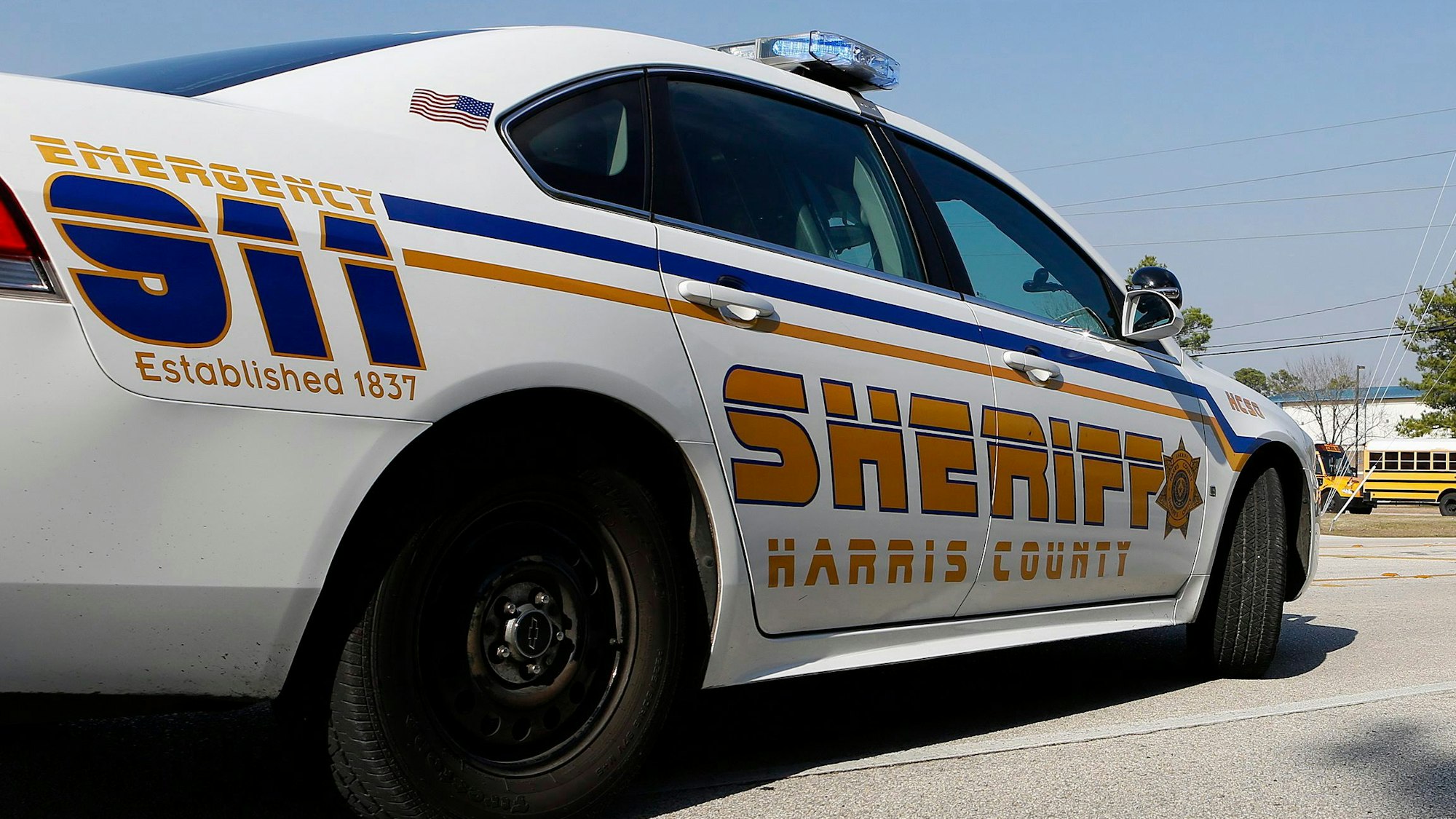 In den USA hat ein Mädchen versehentlich seine Schwester erschossen. Unser Archivbild (2013) zeigt ein Polizeiauto in Houston, Texas.