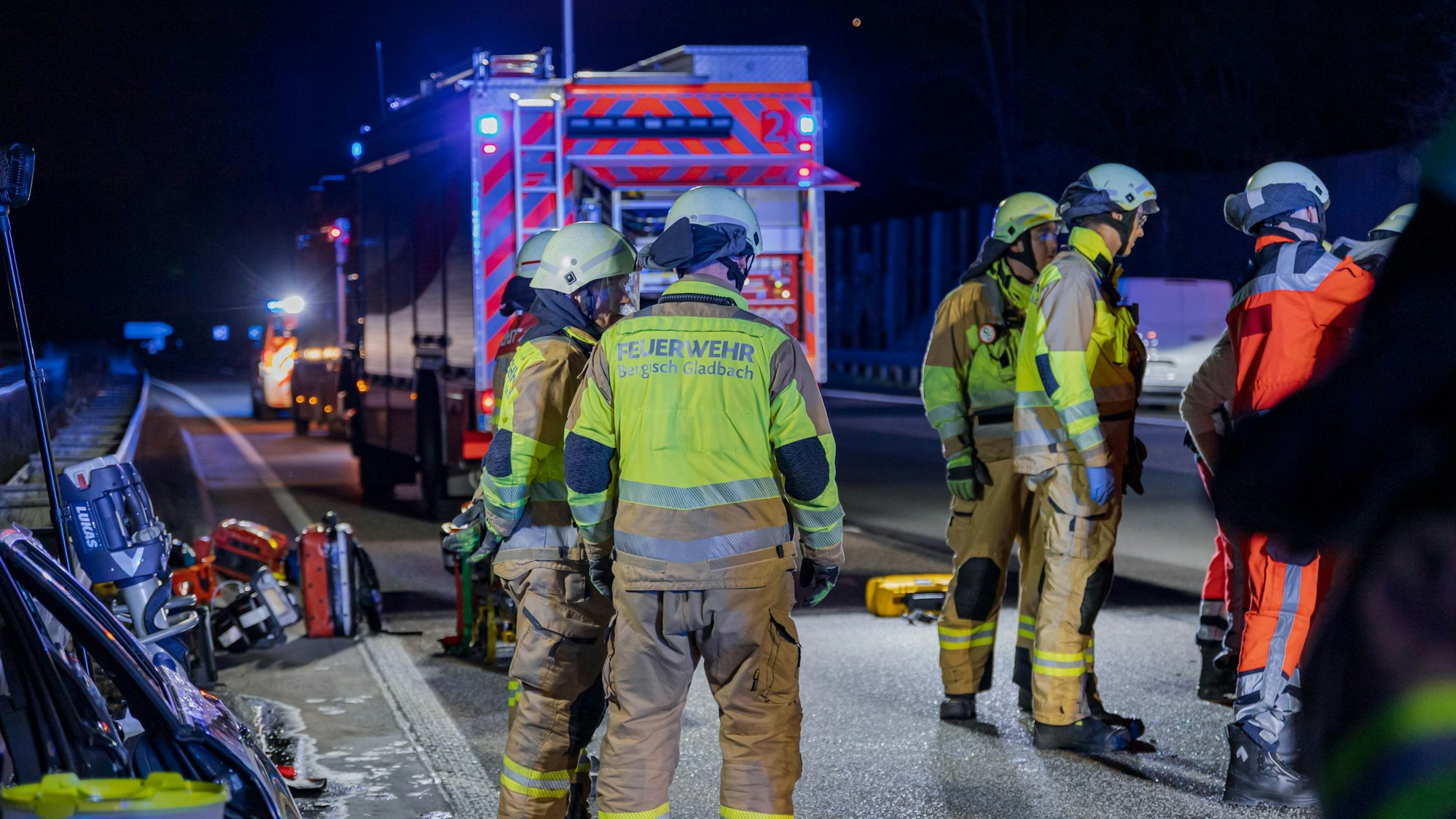 Einsatz Verkehrsunfall auf der BAB4