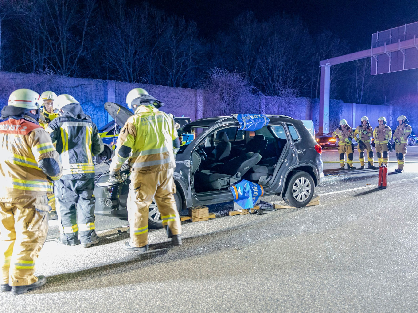 Einsatz Verkehrsunfall auf der BAB4