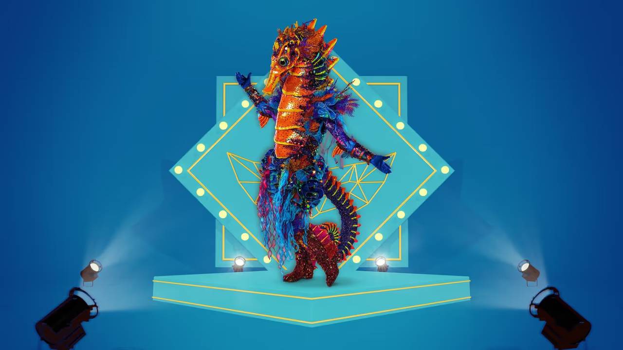 Das Seepferdchen-Kostüm von „The Masked Singer“ 2023.