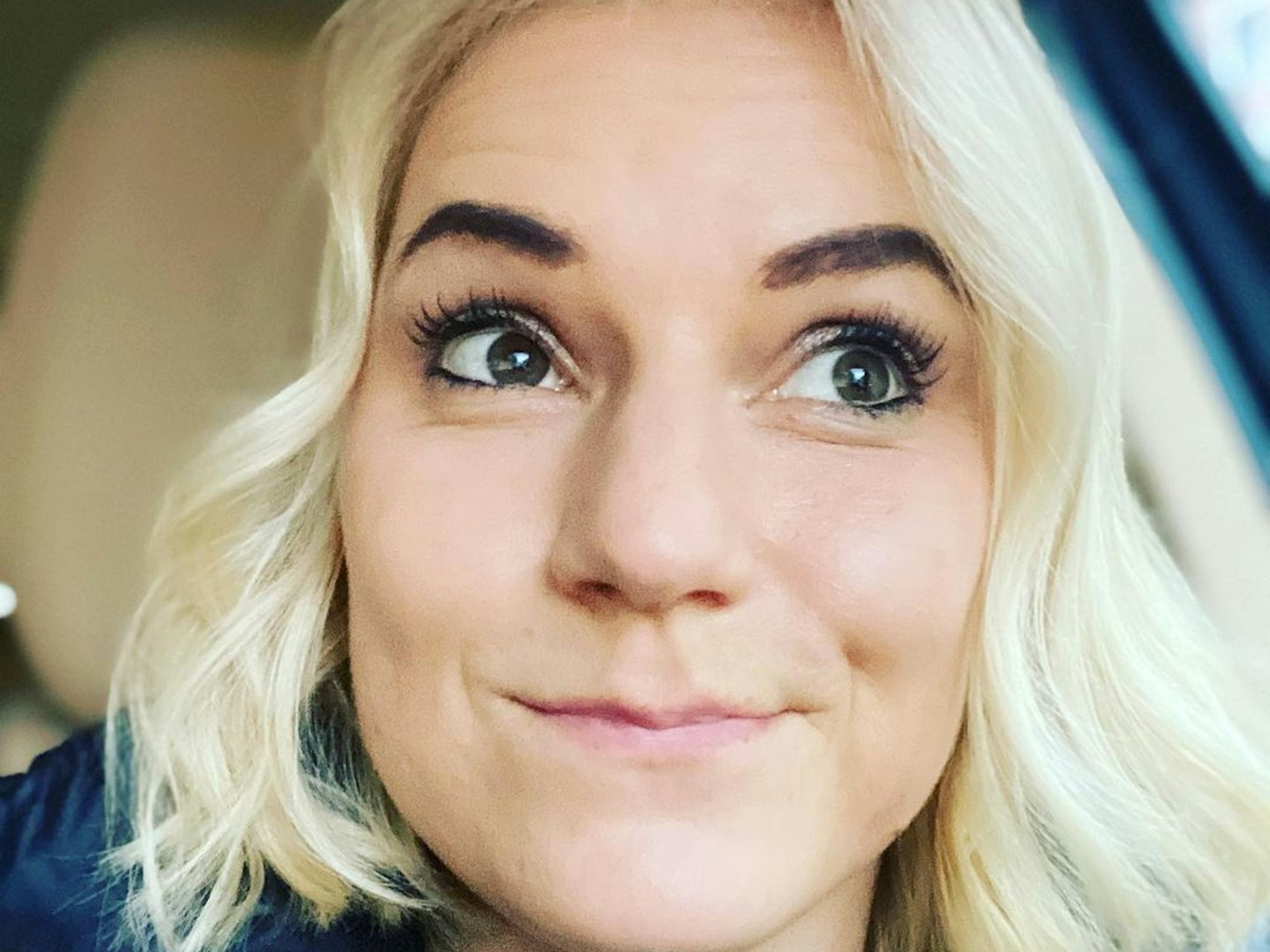 Louisa Noack auf einem Instagram-Selfie.