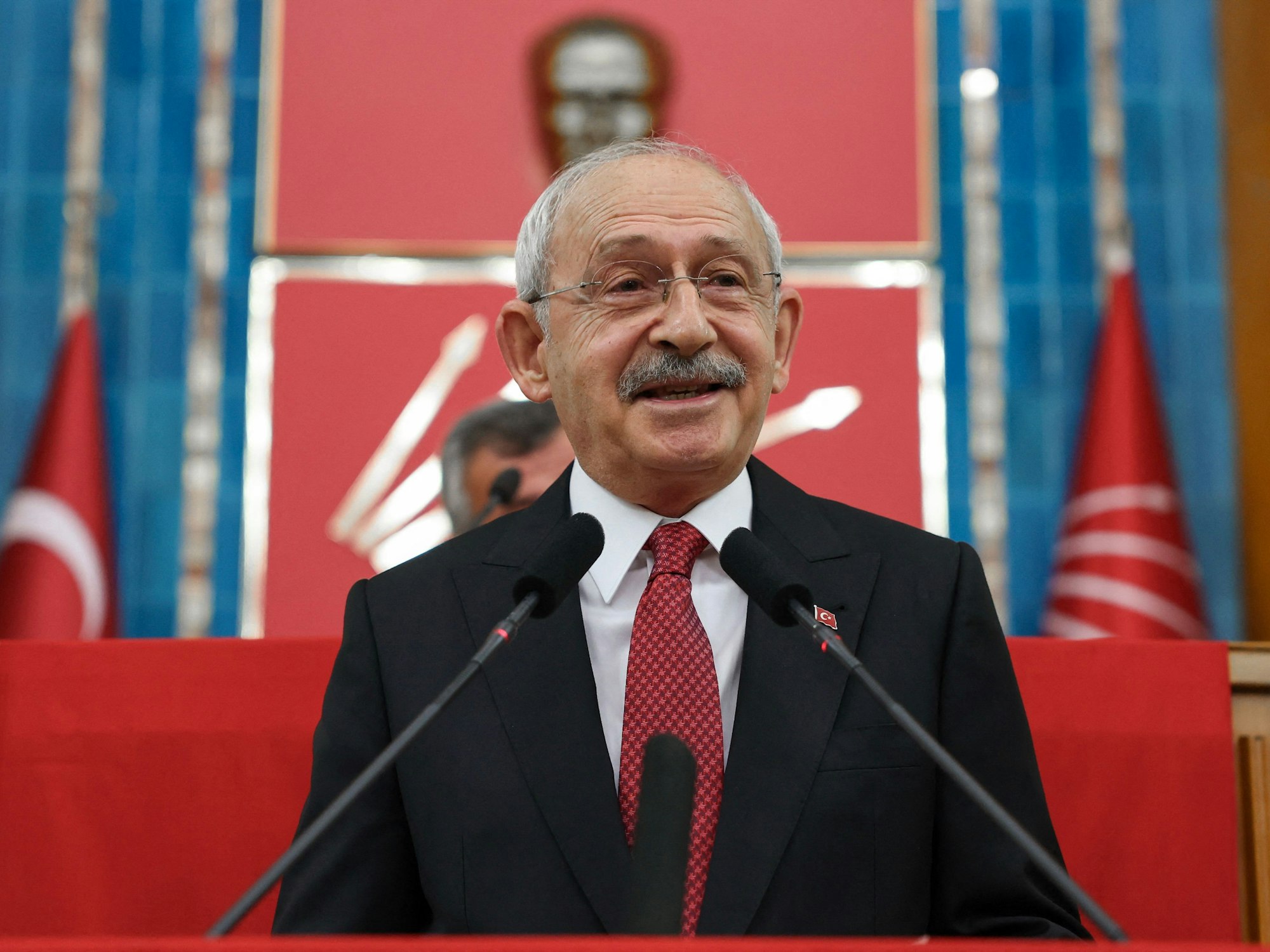 Kemal Kılıçdaroğlu (CHP) am 7. März 2023 bei einer Rede in Ankara.