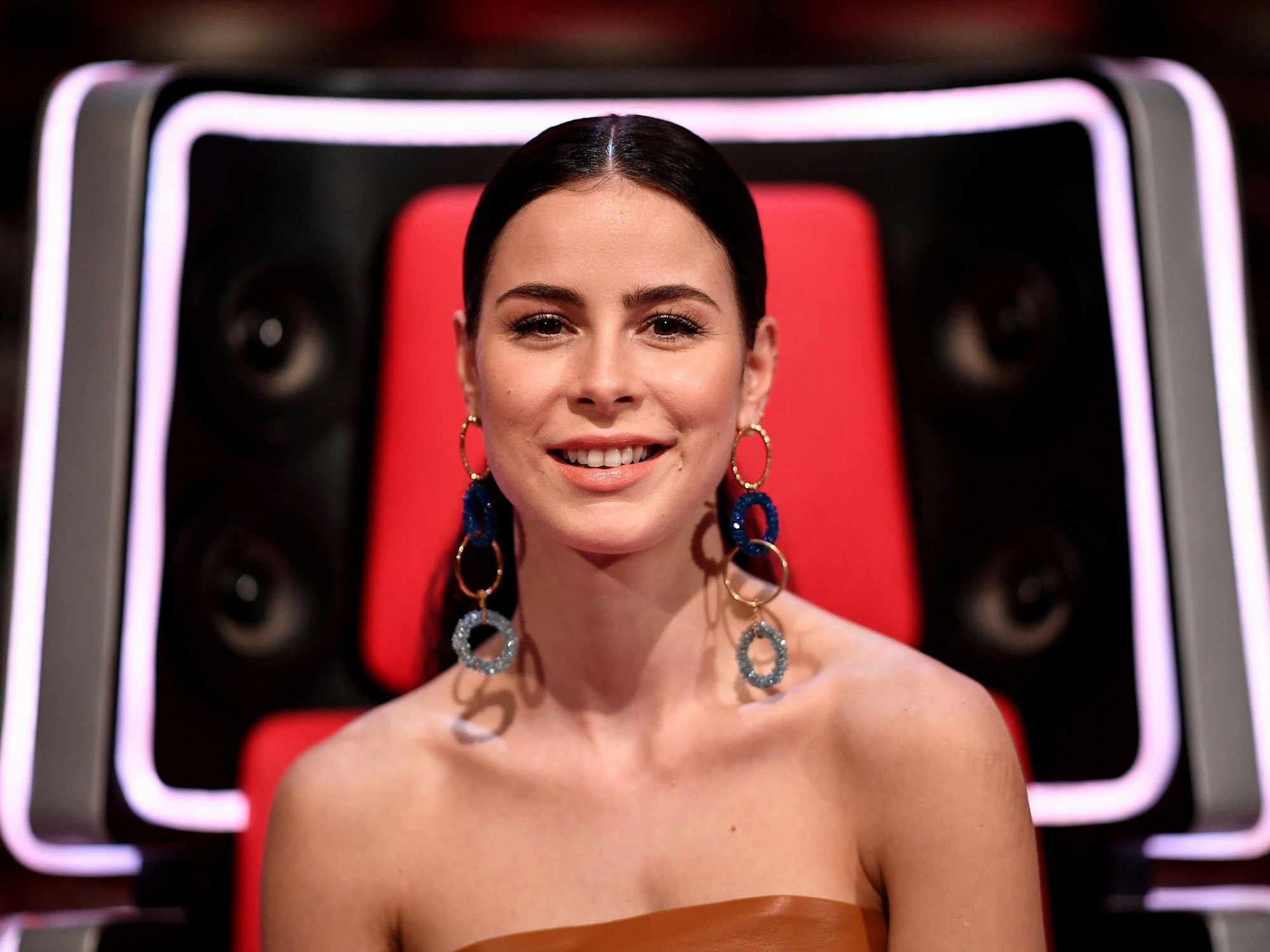 Lena Meyer-Landrut, Sängerin, am Rande der Sendung «The Voice Kids» - 8. Staffel.