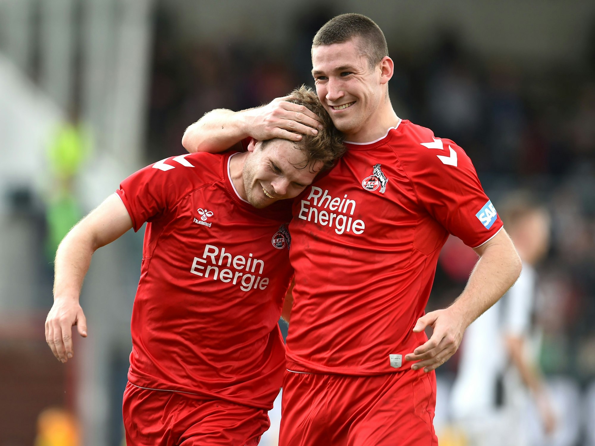 Jubel bei Luca Schlax und Hendrik Mittelstädt.