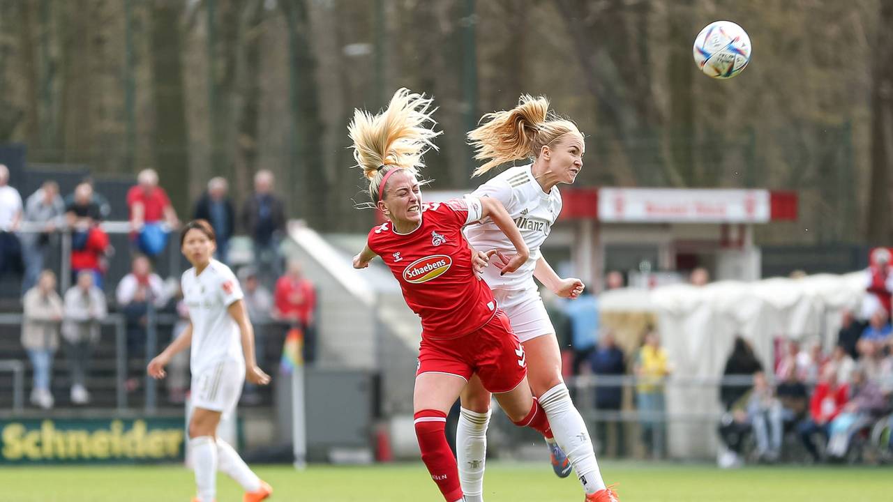 Mandy Islacker und Glottis Perla Viggosdottir im Zweikampf.