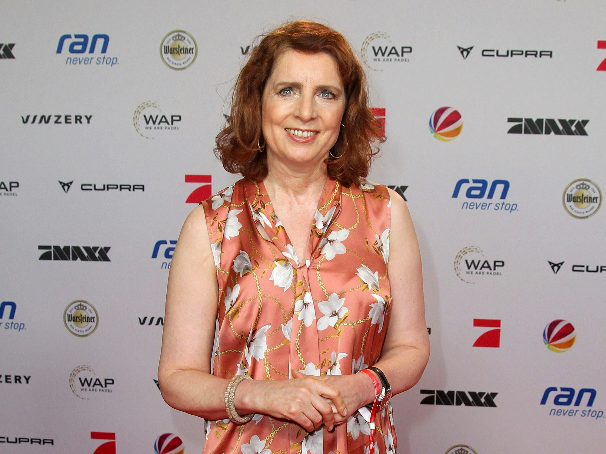 Monica Lierhaus beim 30 Jahre ran Sat.1/ Seven One Entertainment Event in Hamburg.