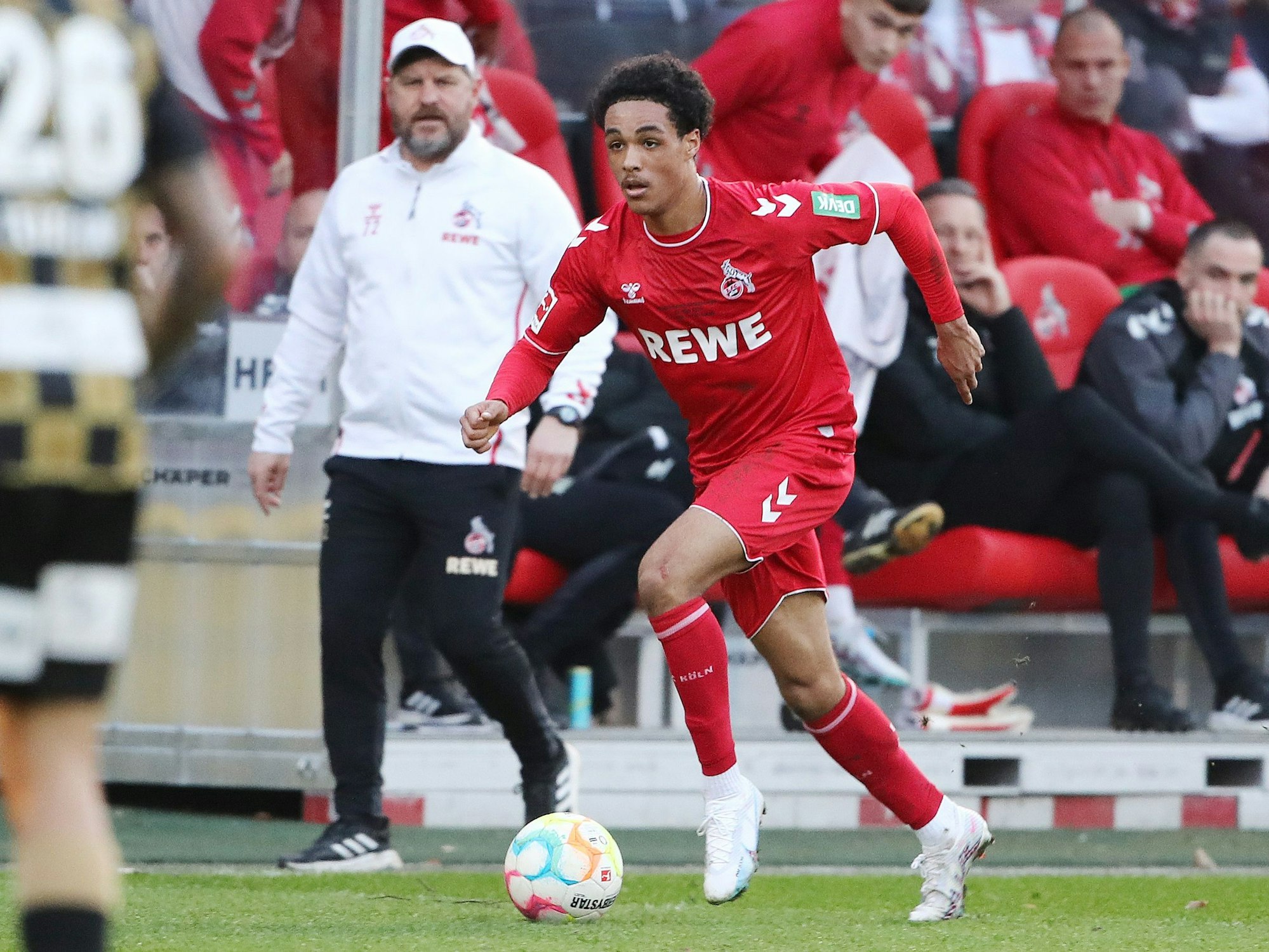 Tidiane Toure sprintet beim Mucki-Banach-Spiel.