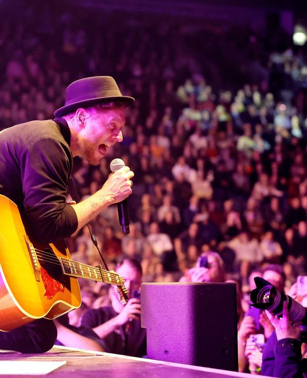 Johannes Oerding bei seinem Konzert in Köln.