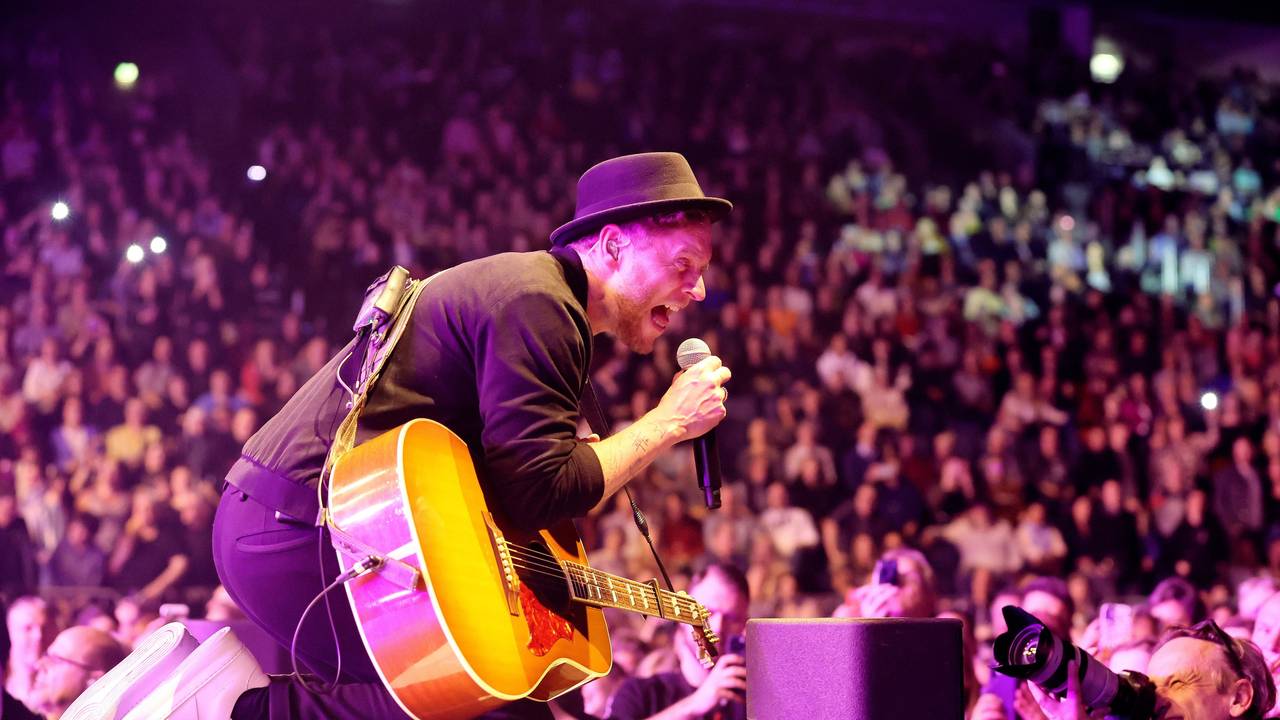 Johannes Oerding bei seinem Konzert in Köln.
