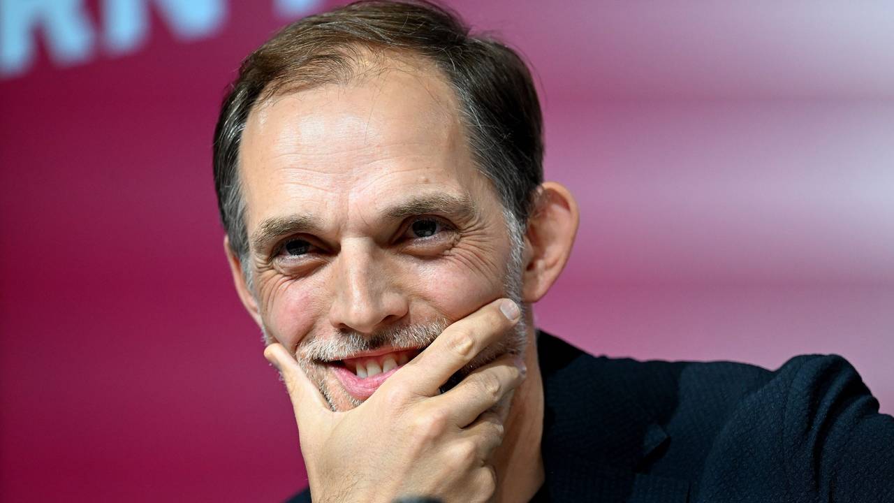 Der neuen Cheftrainer Thomas Tuchel spricht bei einer Pressekonferenz nach dem Trainerwechsel beim FC Bayern München.