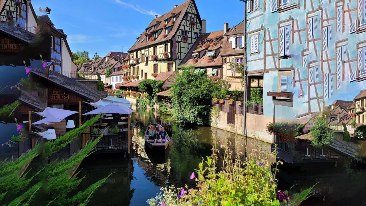 Der Stadtteil La Petite Venise in Colmar.