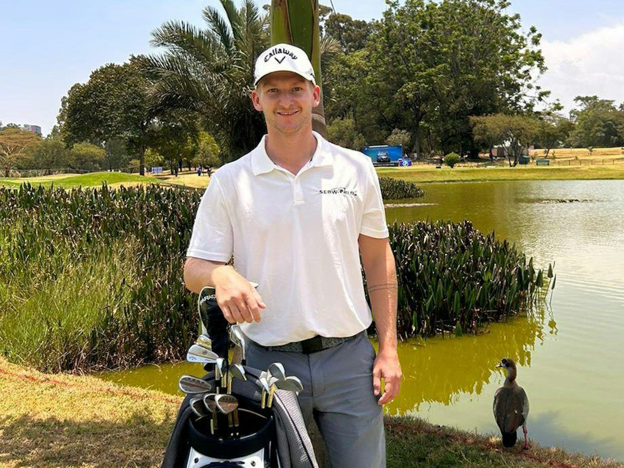 Der deutsche Golfer Nick Bachem.