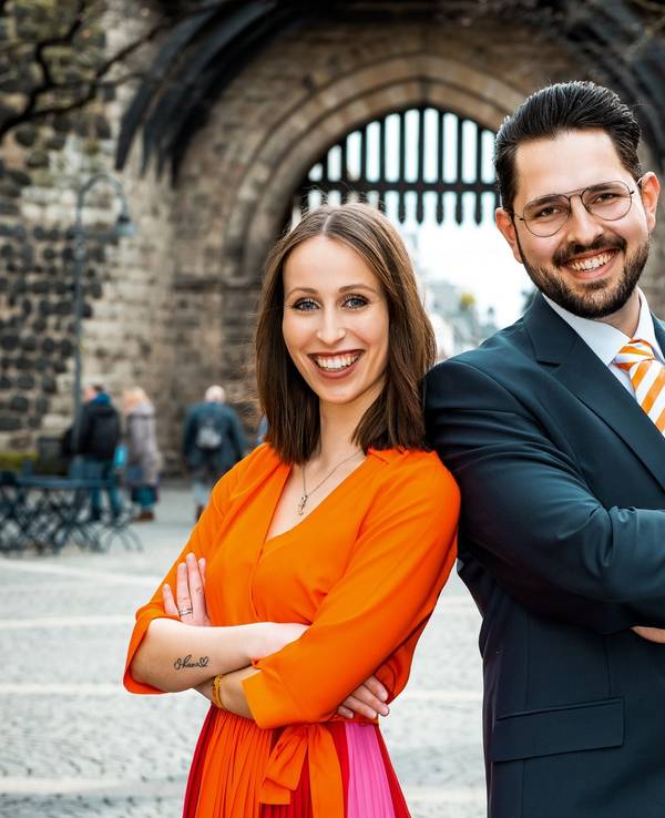 Das neue Tanzpaar der Nippeser Bürgerwehr
