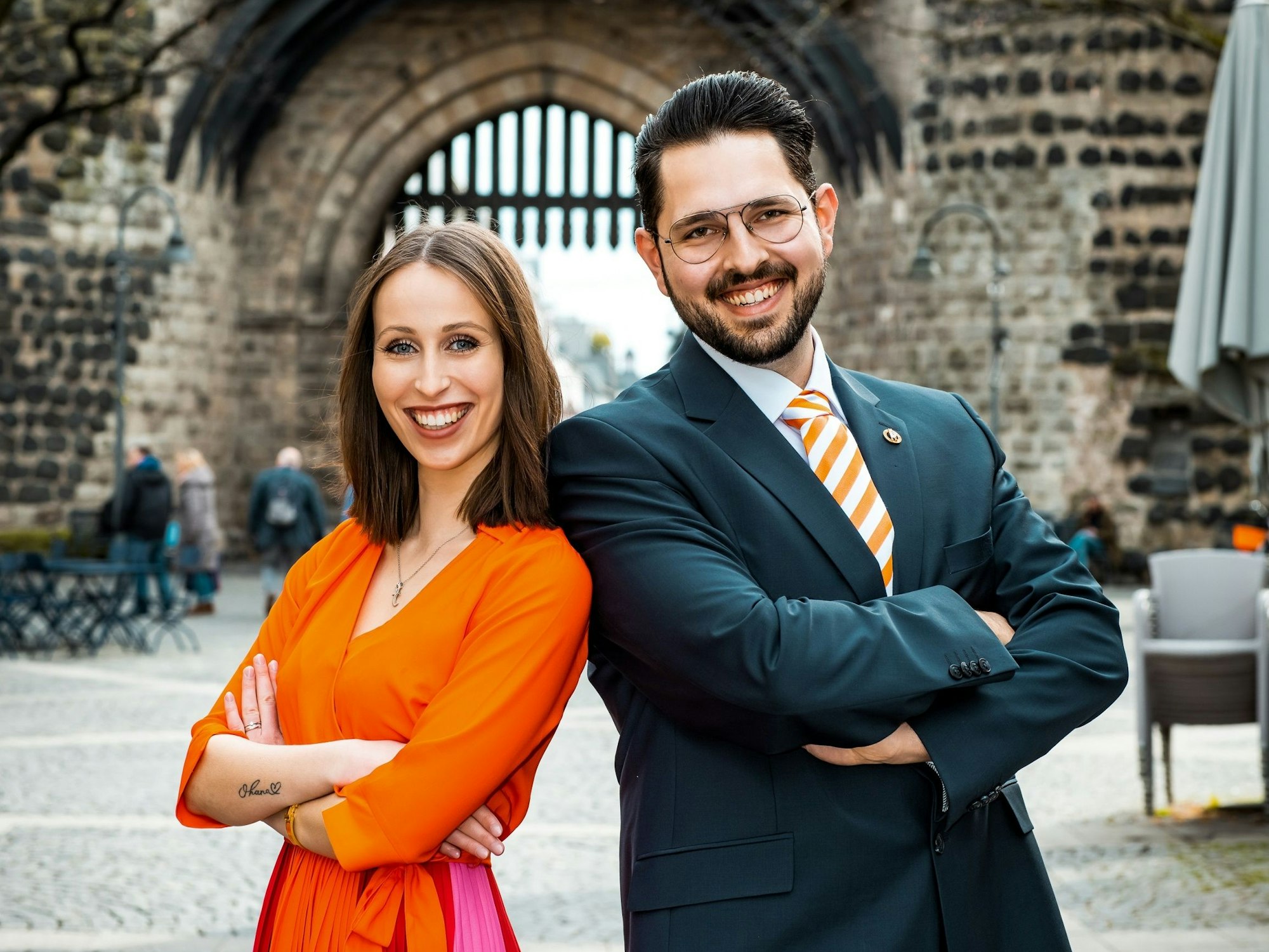 Das neue Tanzpaar der Nippeser Bürgerwehr