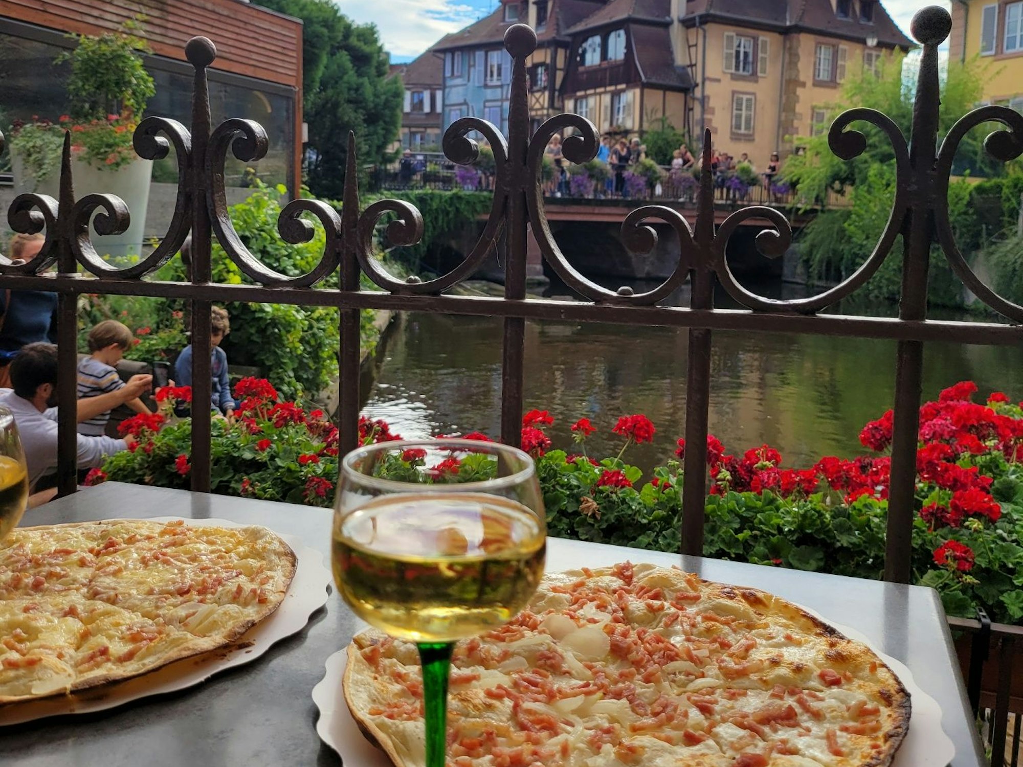 Colmar im Elsass - Blick auf den Fluss Lauch