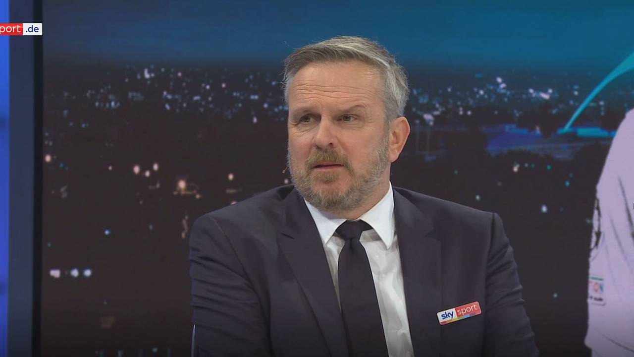 Sky-Experte Dietmar Hamann in einer Sendung des Pay-TV-Senders zur Champions League.