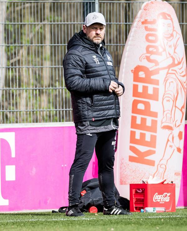 Steffen Baumgart im Training des 1. FC Köln.