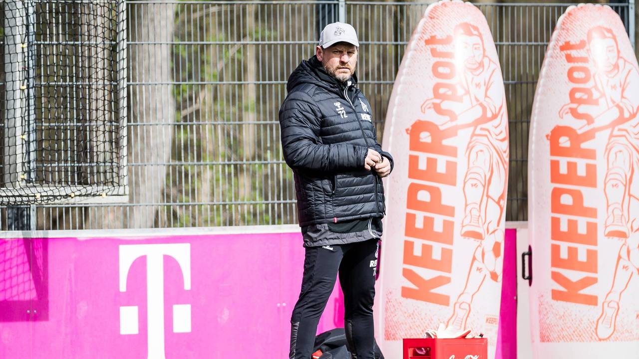 Steffen Baumgart im Training des 1. FC Köln.