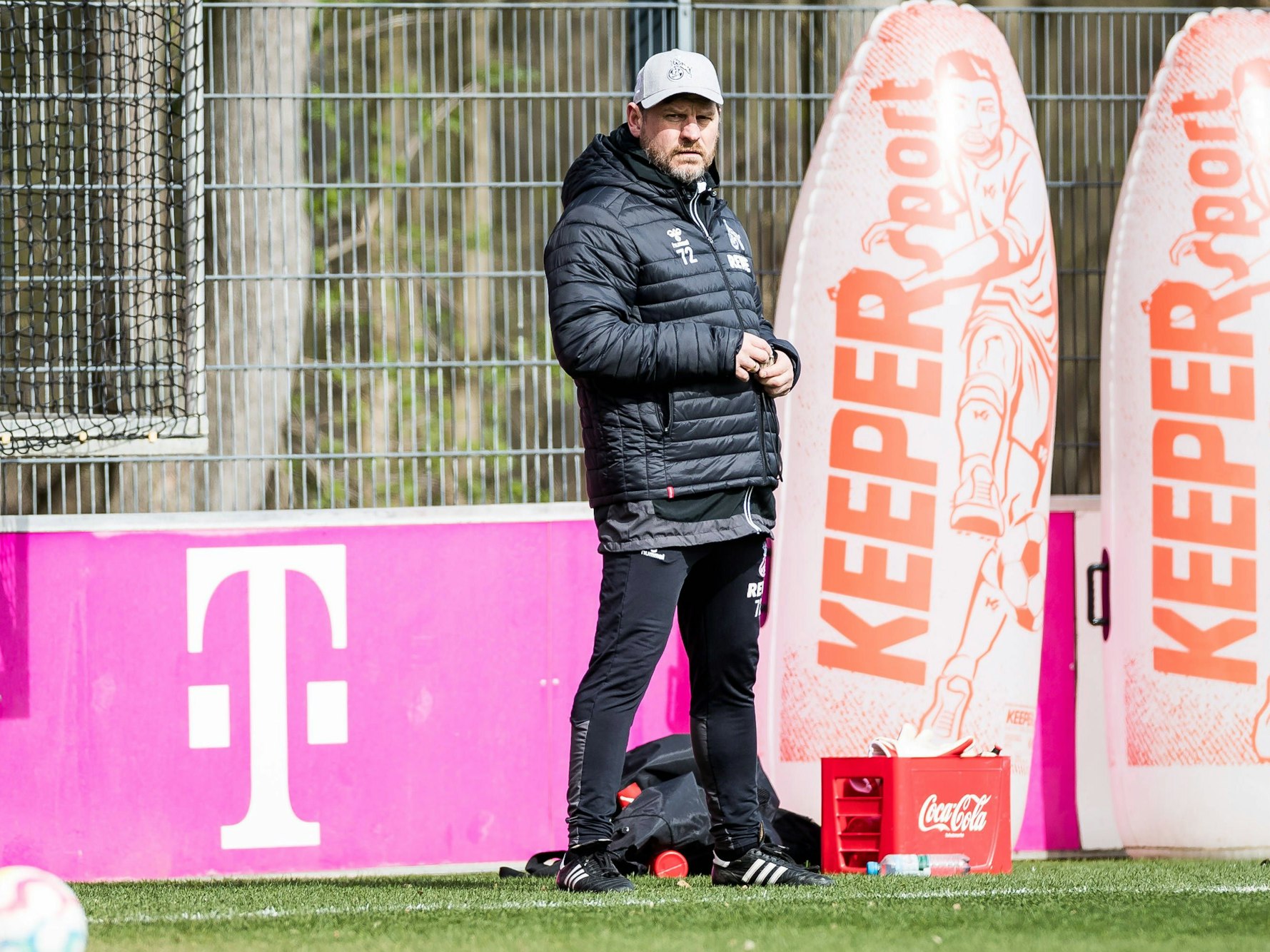 Steffen Baumgart im Training des 1. FC Köln.