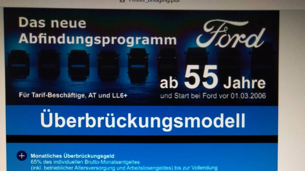 Dieses neue Abfindungsangebot wurde den Fordlern und Fordlerinnen unterbreitet.