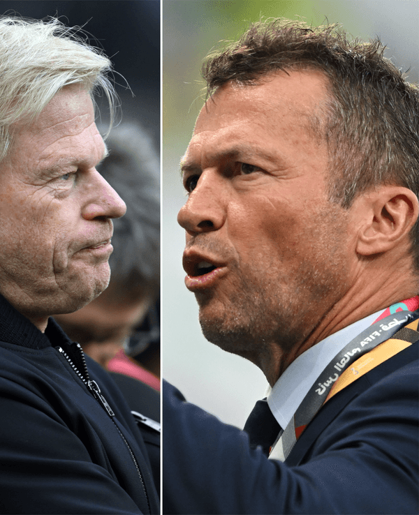 Oliver Kahn und Lothar Matthäus in einer Bild-Kombo.