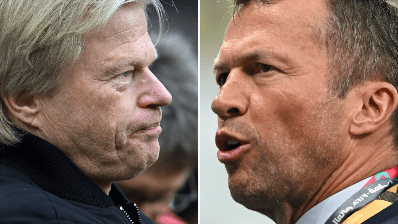 Oliver Kahn und Lothar Matthäus in einer Bild-Kombo.