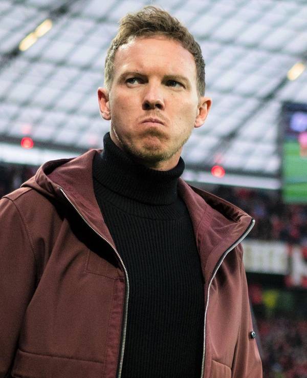Julian Nagelsmann blickt vor seinem letzten Spiel als Trainer des FC Bayern München in die Runde.