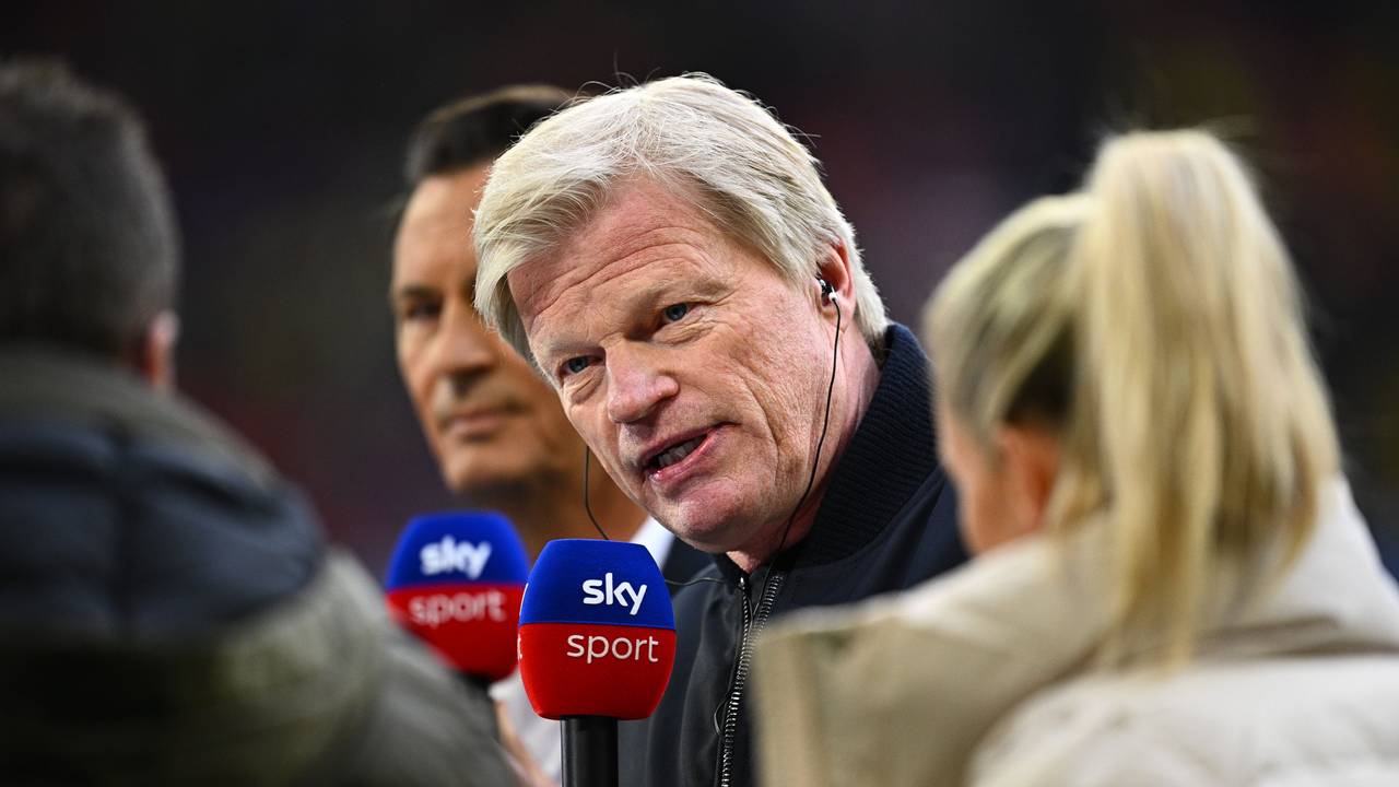 Oliver Kahn im Sky-Interview vor dem Spiel zwischen Bayern und Dortmund.
