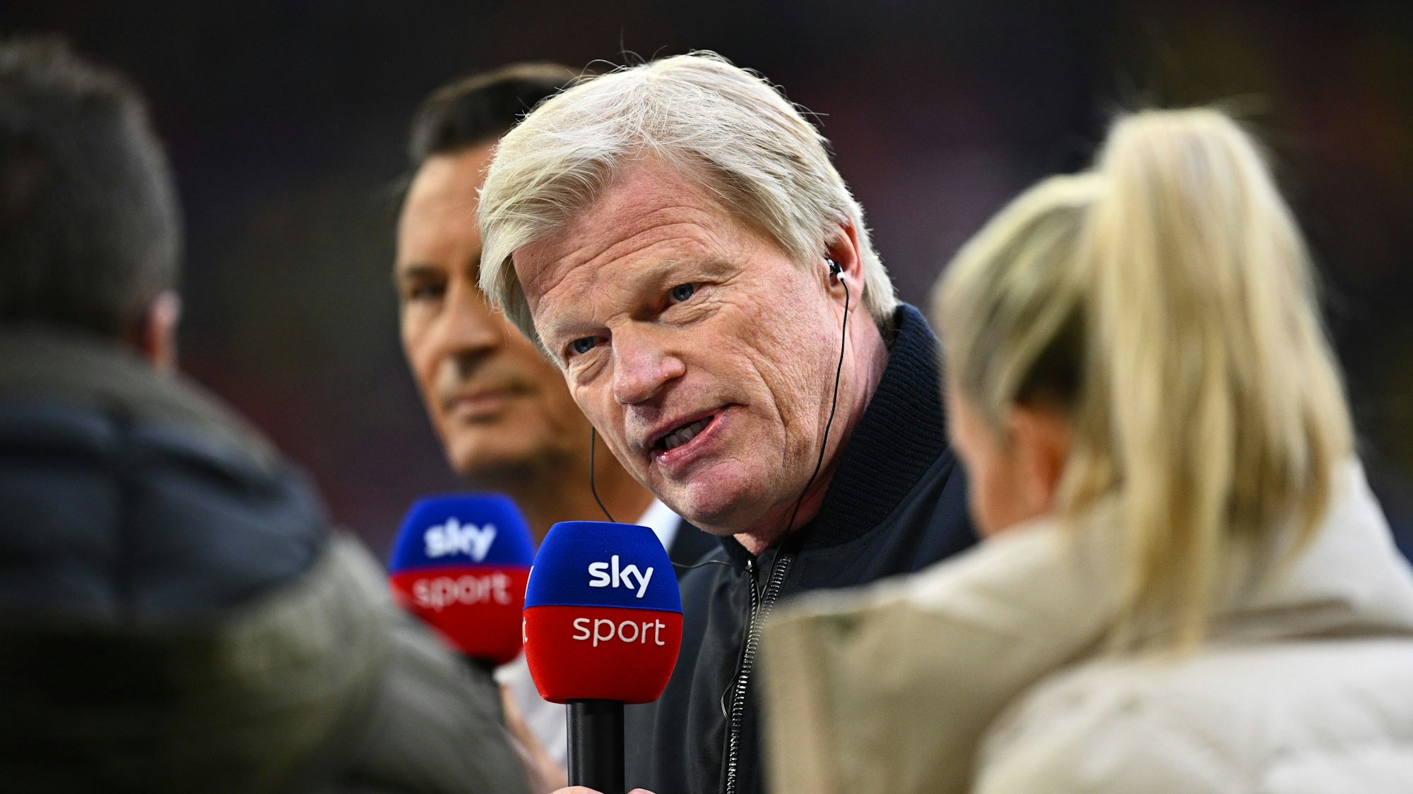 Oliver Kahn im Sky-Interview vor dem Spiel zwischen Bayern und Dortmund.