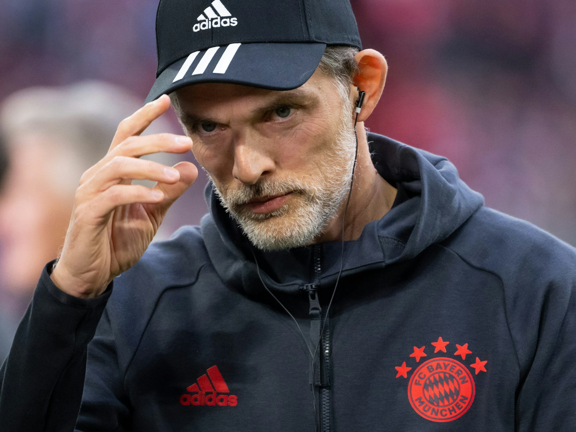 Thomas Tuchel beim Spiel des FC Bayern gegen Borussia Dortmund.
