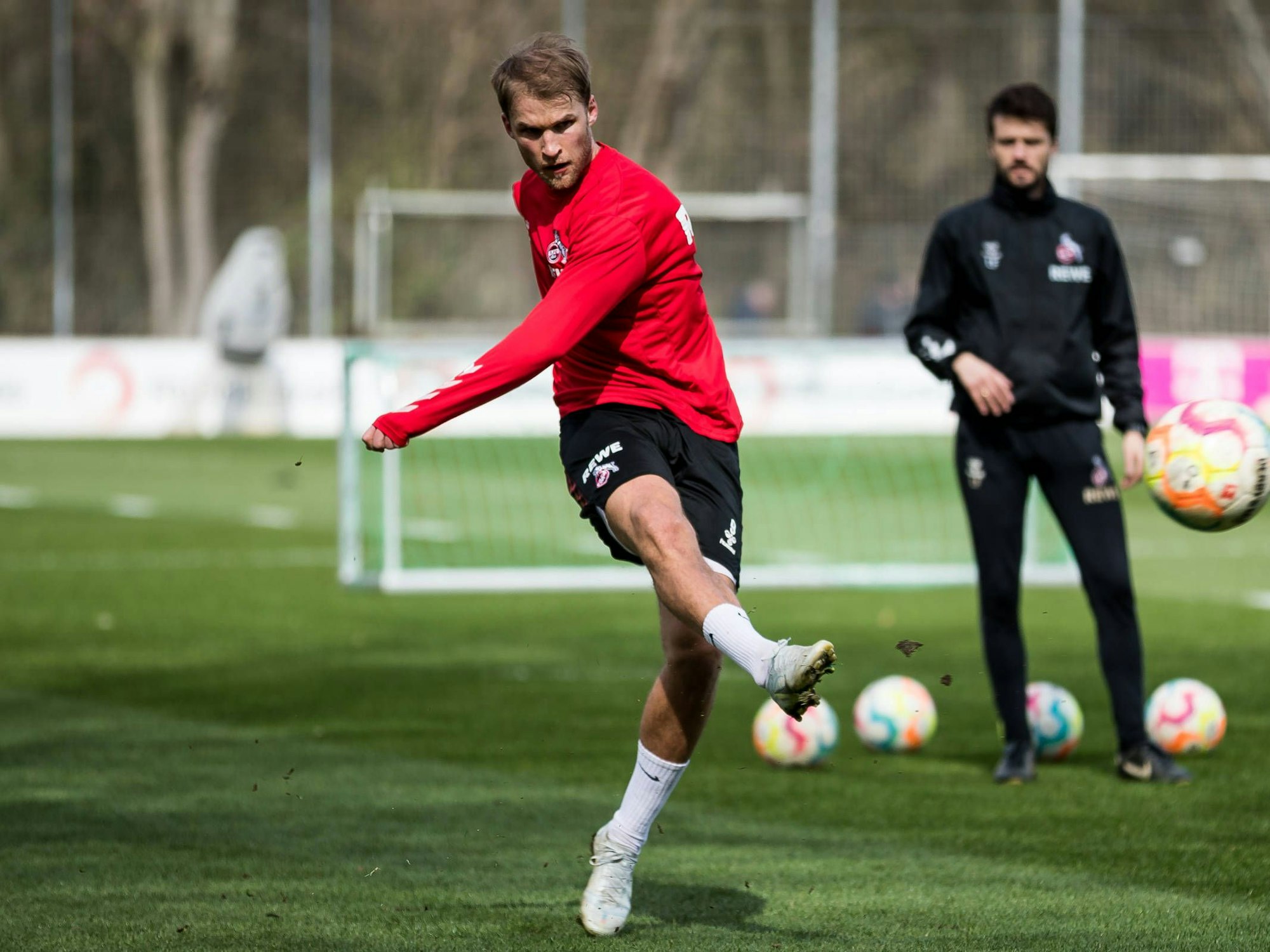 Sebastian Andersson beim Training.