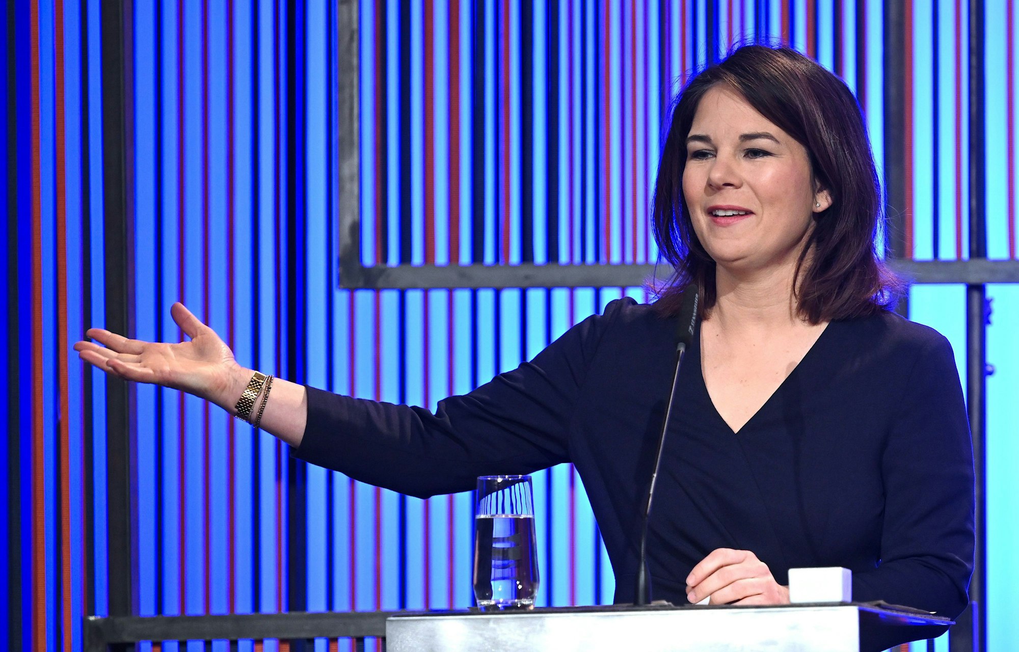 Annalena Baerbock (Bündnis90/Die Grünen), Außenministerin, spricht bei der Eröffnung des Berlin Energy Transition Dialogue 23.