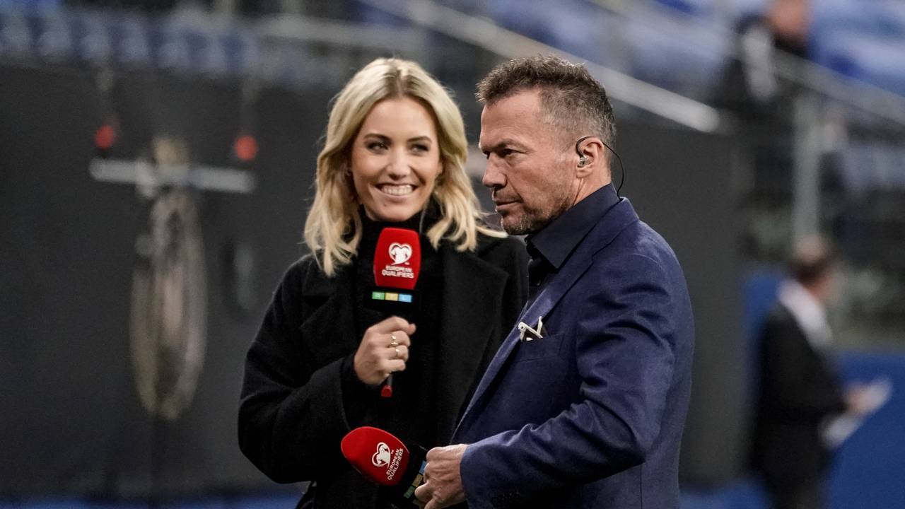 RTL-Moderatorin Laura Papendick und Experte Lothar Matthäus.