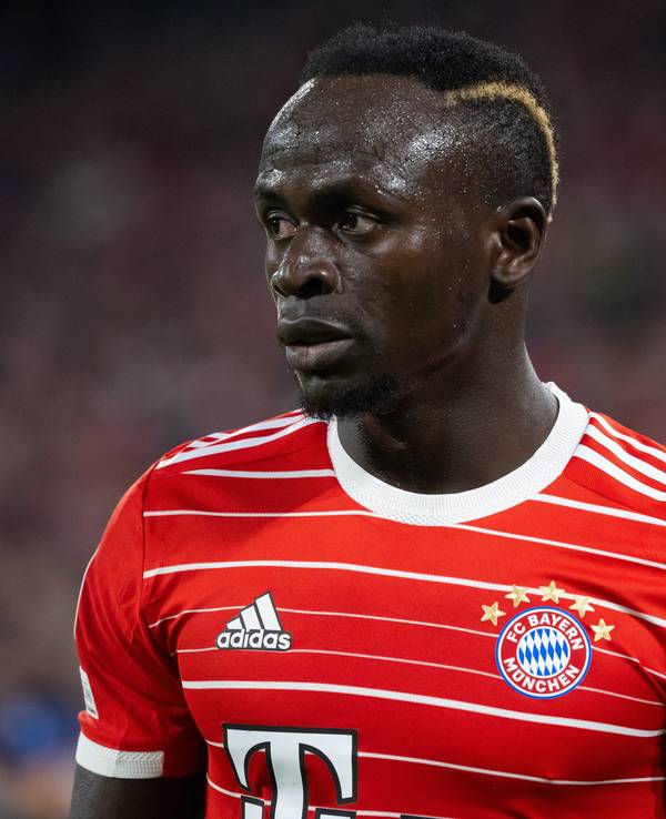 Sadio Mané bei einem Spiel des FC Bayern München.