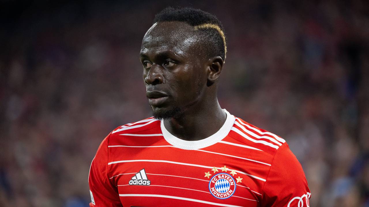 Sadio Mané bei einem Spiel des FC Bayern München.