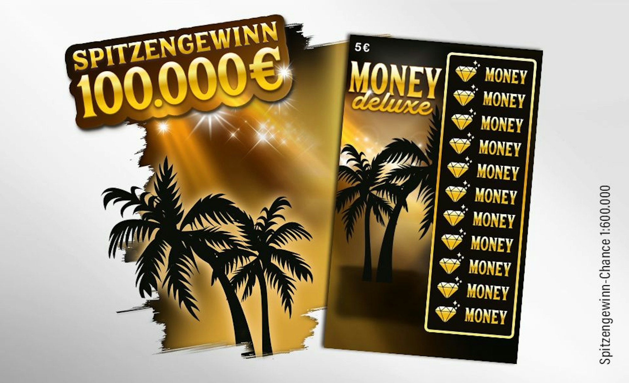 Das Rubbellos Money deluxe Produktbild.