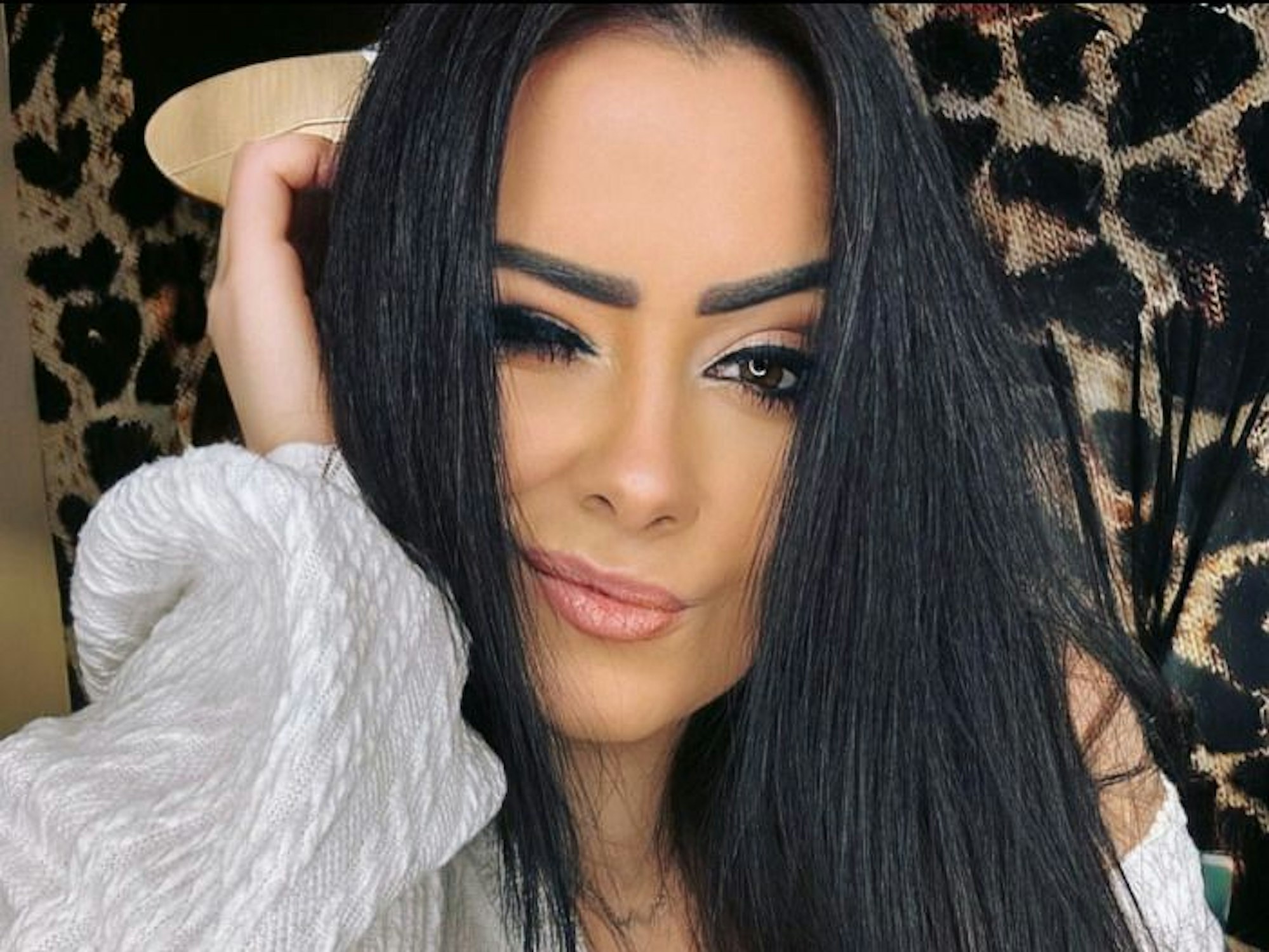 Die 30-jährige Kölnerin, hier auf einem Instagram-Selfie von April 2023, wurde durch Rülps-Videos auf Tik Tok bekannt.