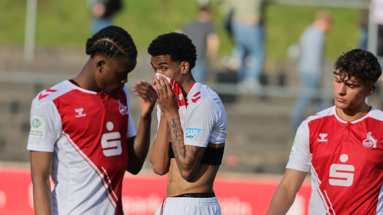 Die FC-Talente sind nach dem 0:0 gegen Mainz im Halbfinal-Rückspiel um die Meisterschaft enttäuscht.