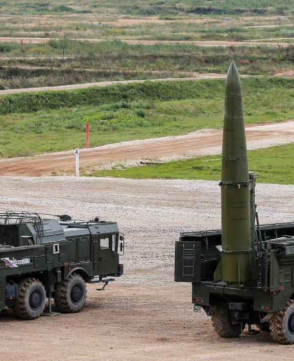 Eine „Iskander“-Rakete steht in unserem Archivbild (2016) im russischen Kubinka.
