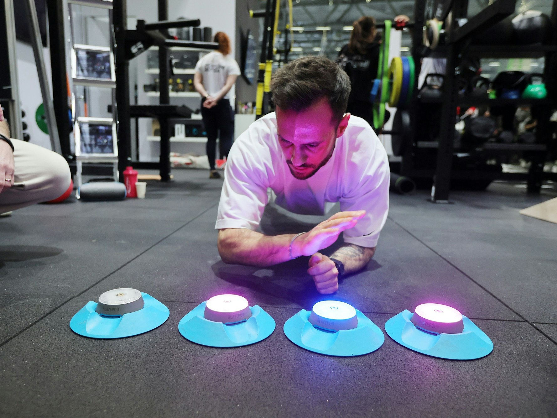 Blazepods-Training auf der FIBO.