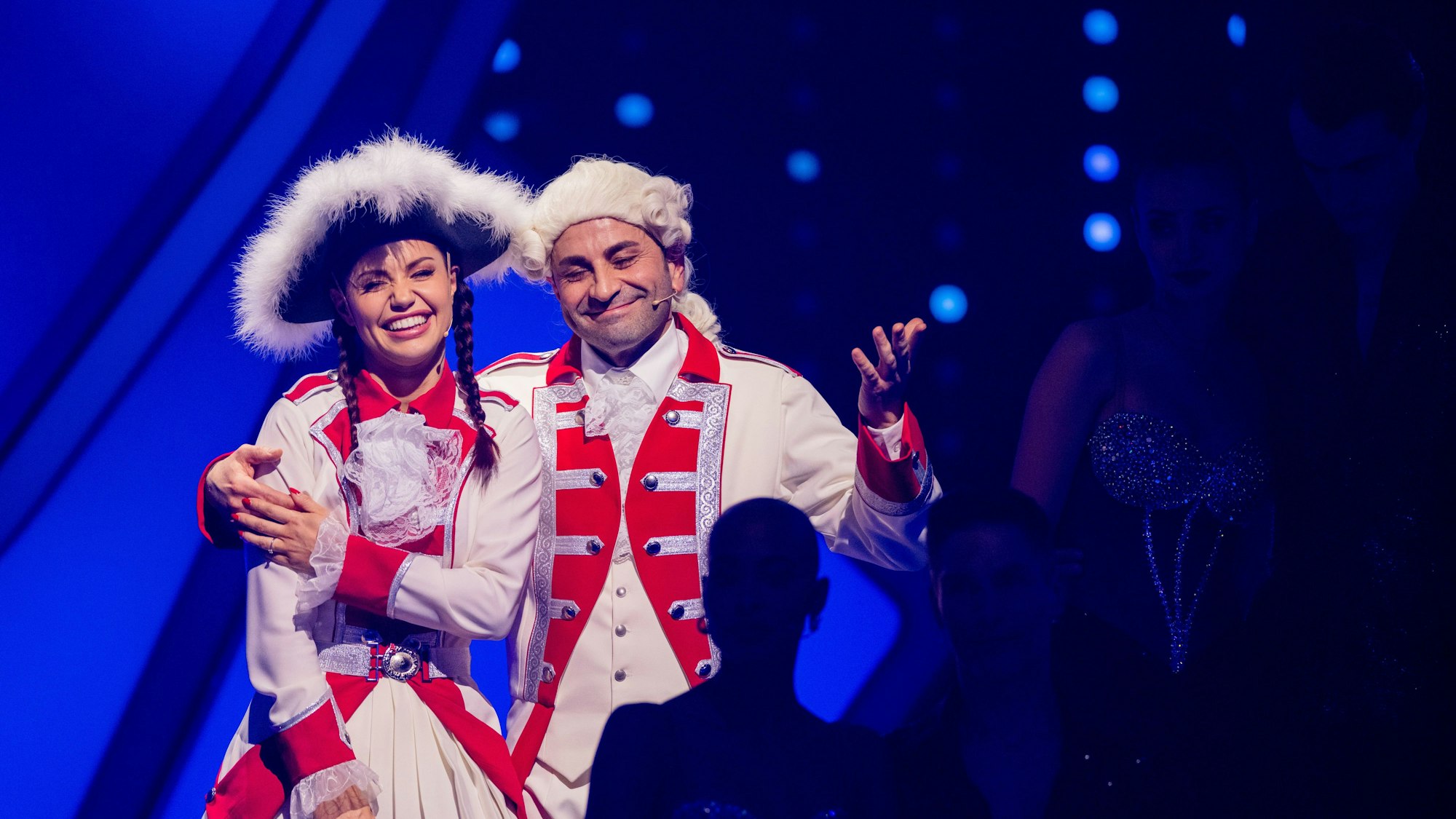 Ali Güngörmüs und Christina Luft in der RTL-Tanzshow „Let's Dance“.