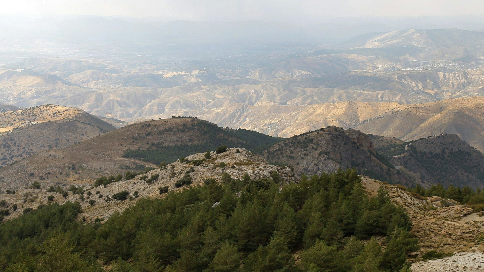 Blick auf die Sierra Nevada in Spanien.