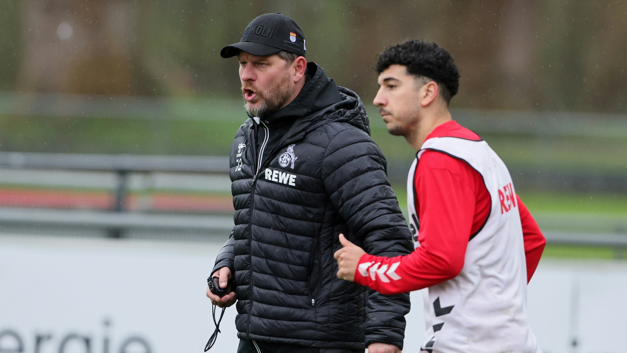 Dimtris Limnios und Steffen Baumgart beim Training.