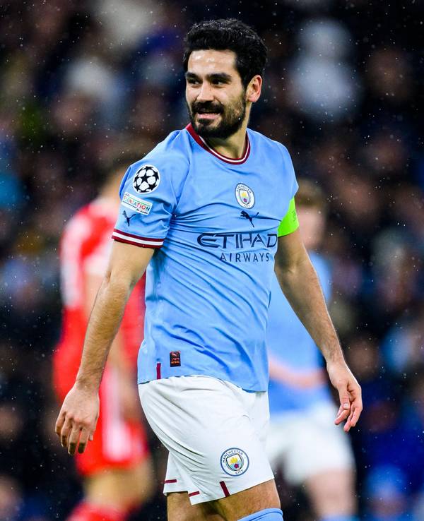 Ilkay Gündogan in Aktion.