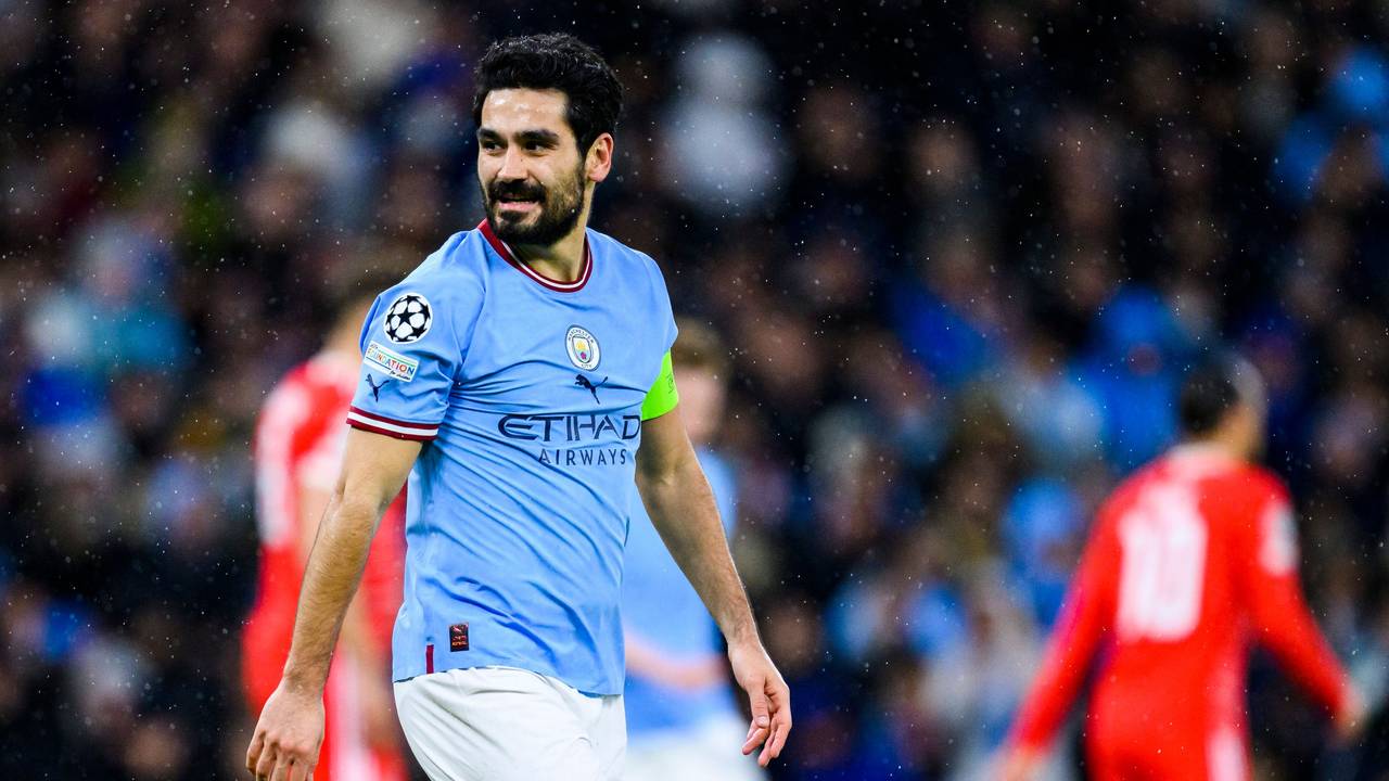 Ilkay Gündogan in Aktion.