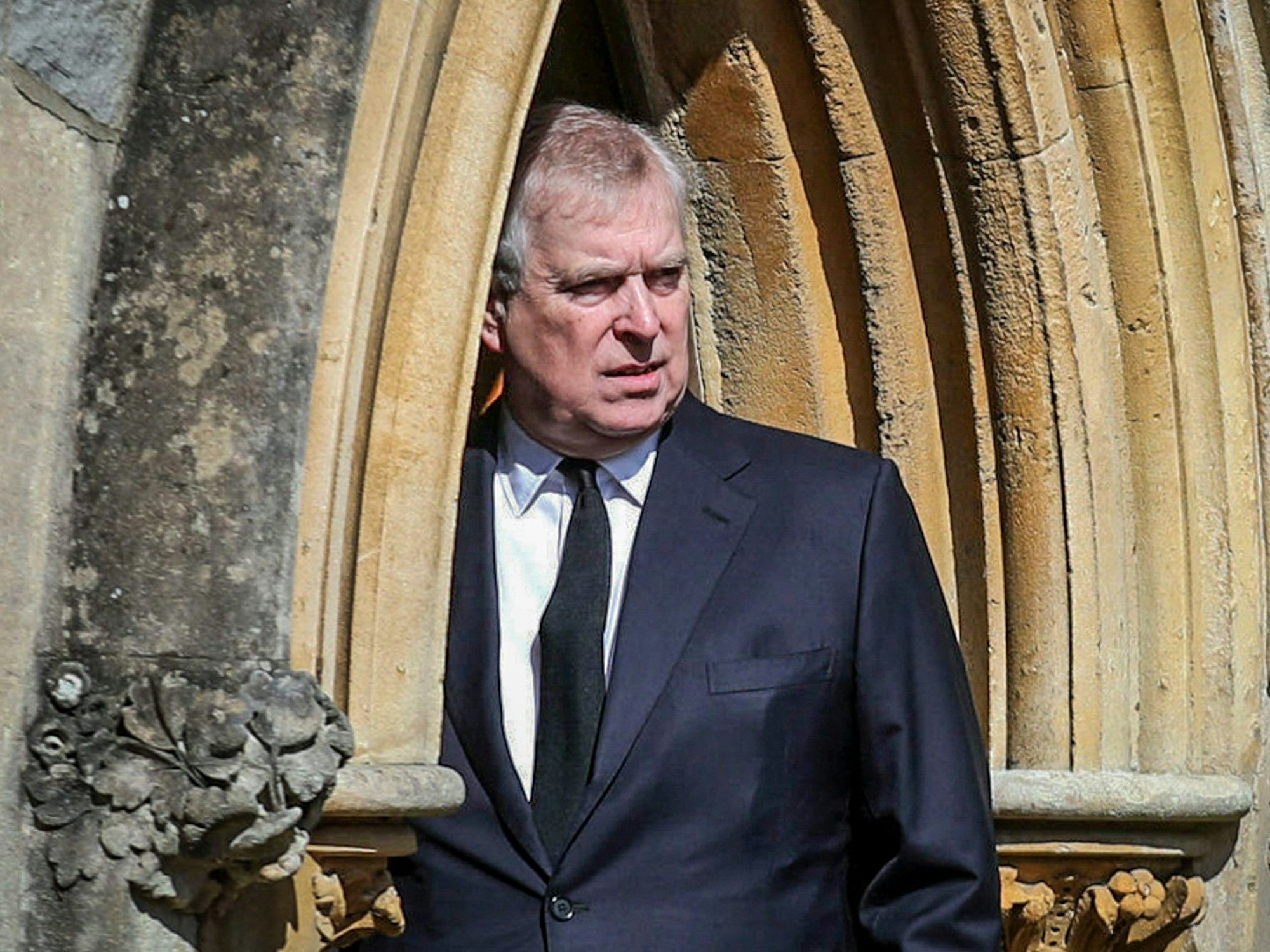 Der britische Prinz Andrew, Herzog von York, 2021 in Windsor.