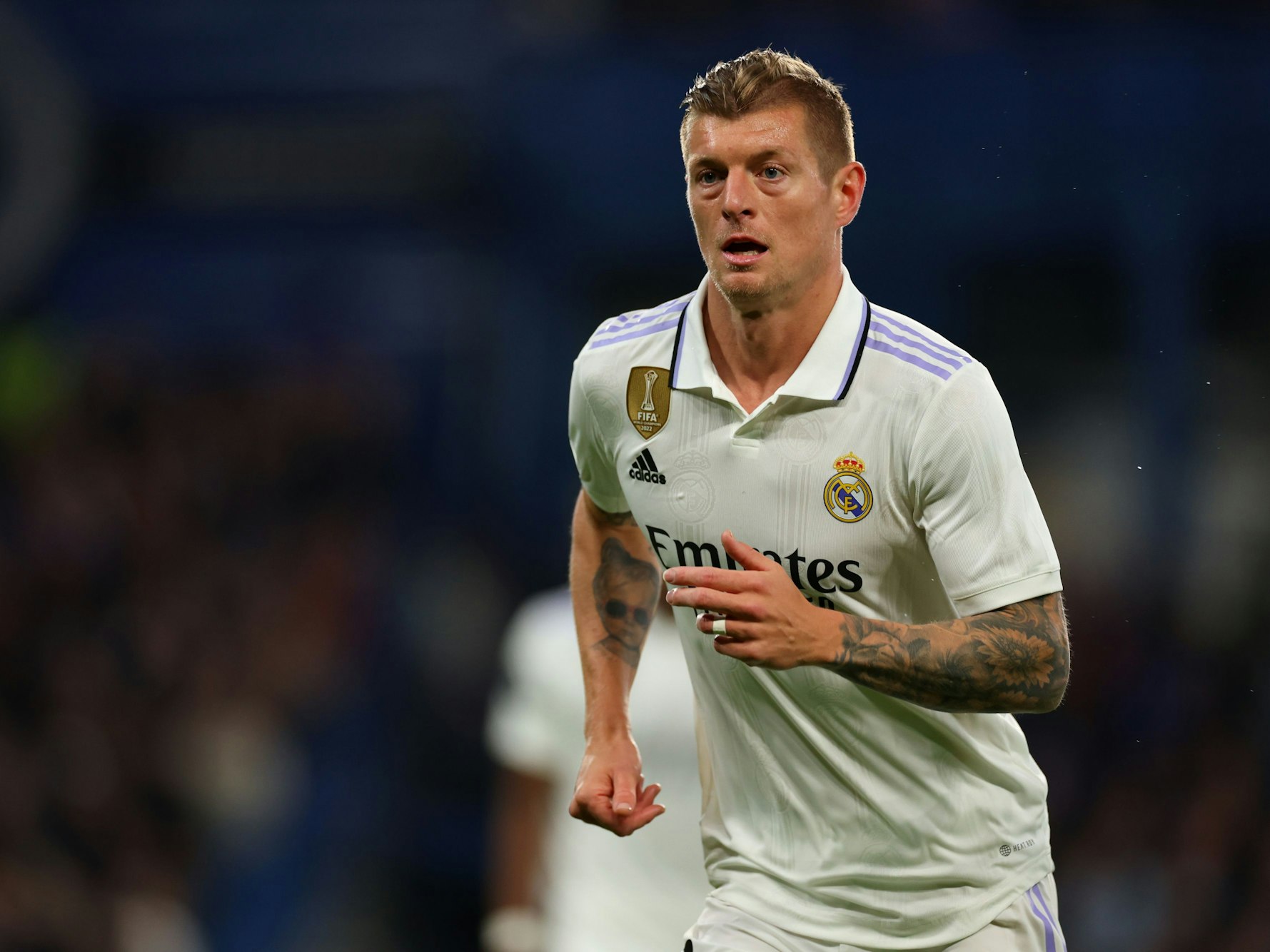 Toni Kroos von Real Madrid in Aktion.