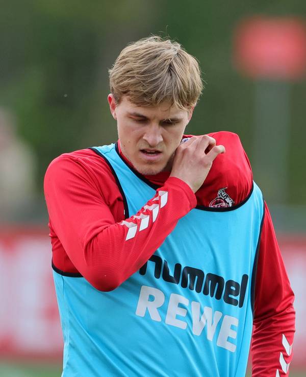Timo Hübers im Training des 1. FC Köln.